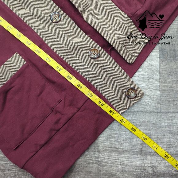 H2H Collared Long Sleeve Button Front Jacket Size L - Picture 4 of 5